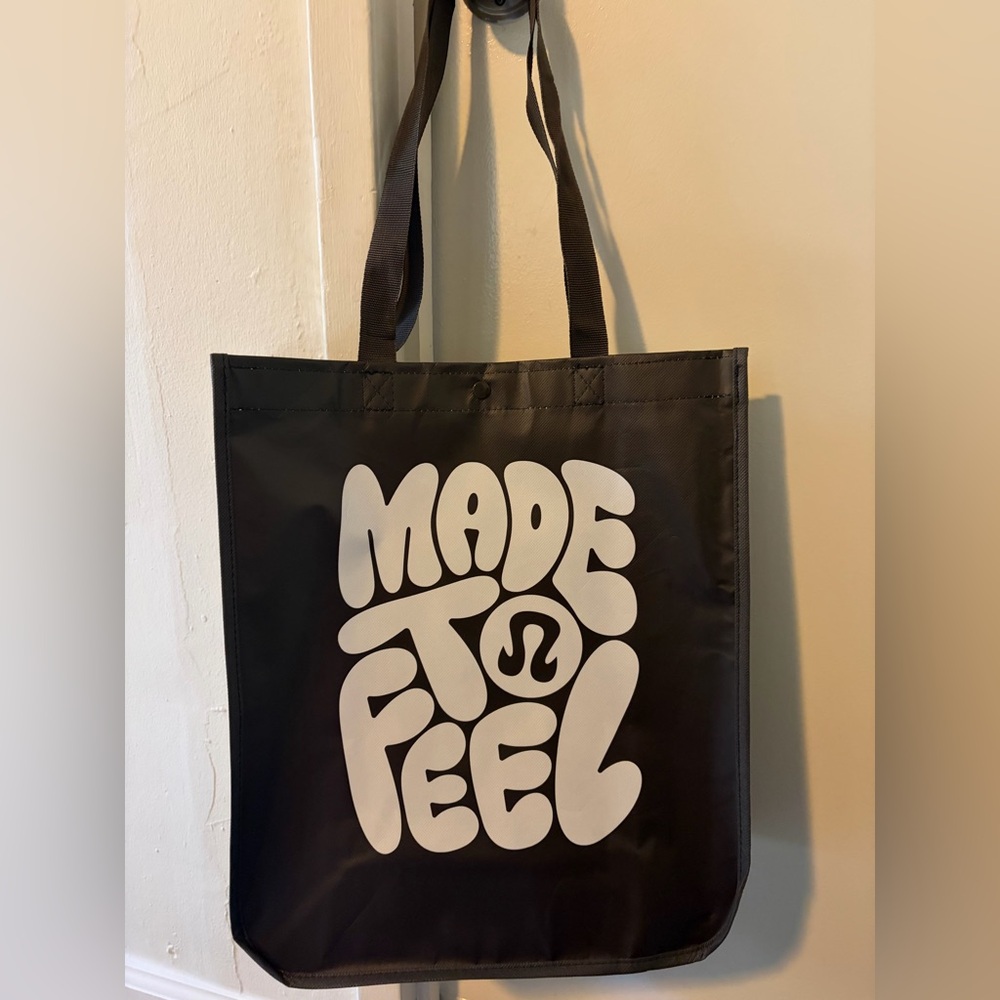 lululemon athletica Black and White Graphic Tote